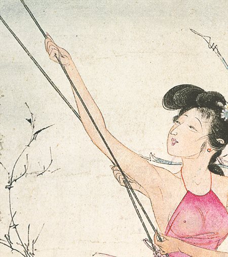 康县-胡也佛的仕女画和最知名的金瓶梅秘戏图